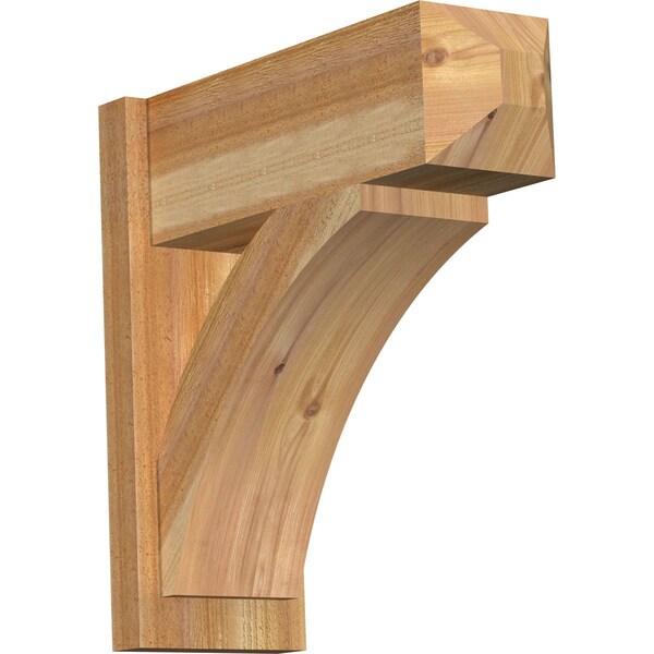 Ekena Millwork Thorton Rough Sawn Craftsman Outlooker, Western Red Cedar, 8"W x 22"D x 22"H OUT08X22X22THR04RWR - main